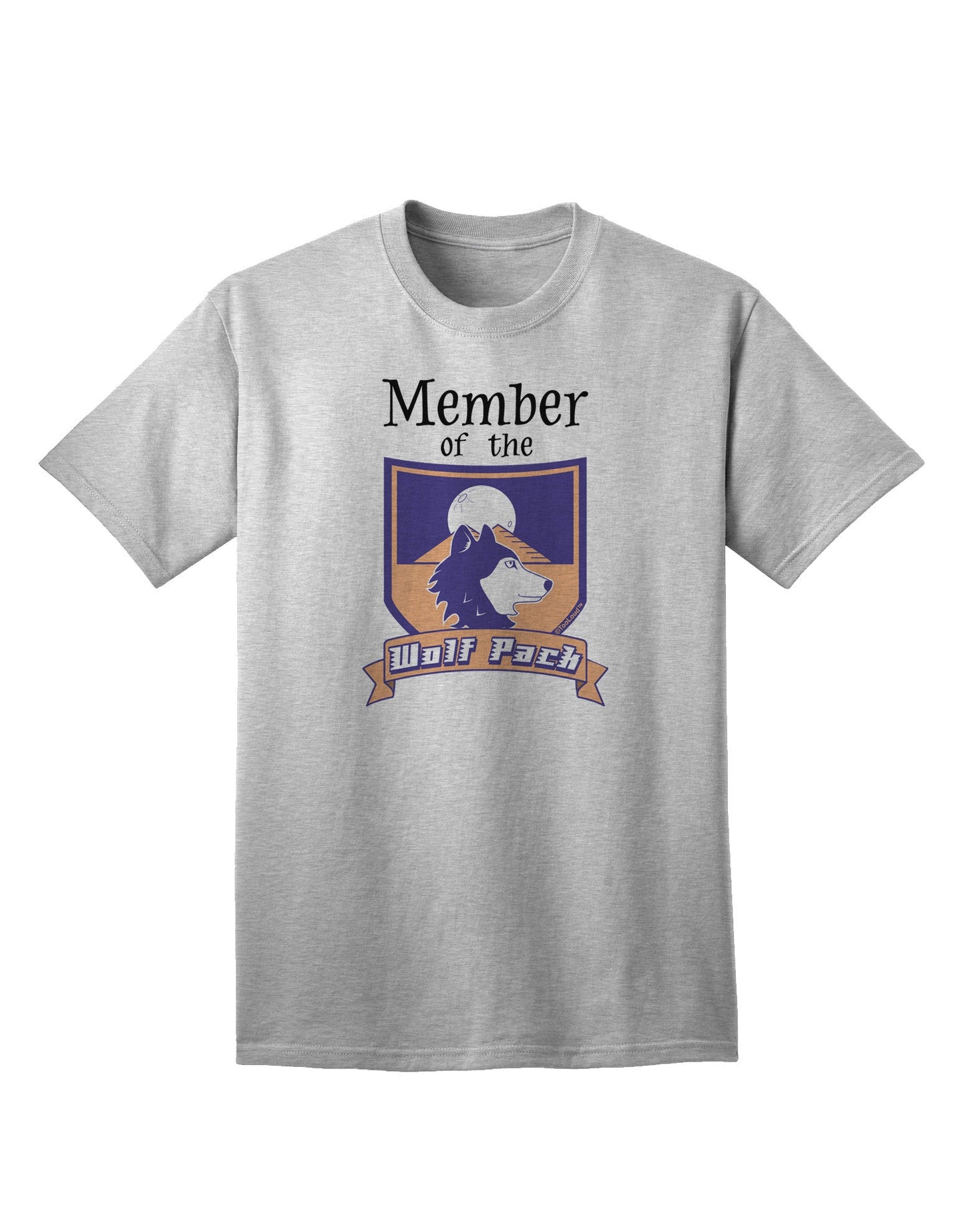 Exclusive: Member of the Wolf Pack - Premium Adult T-Shirt Collection-Mens T-shirts-TooLoud-AshGray-Small-Davson Sales