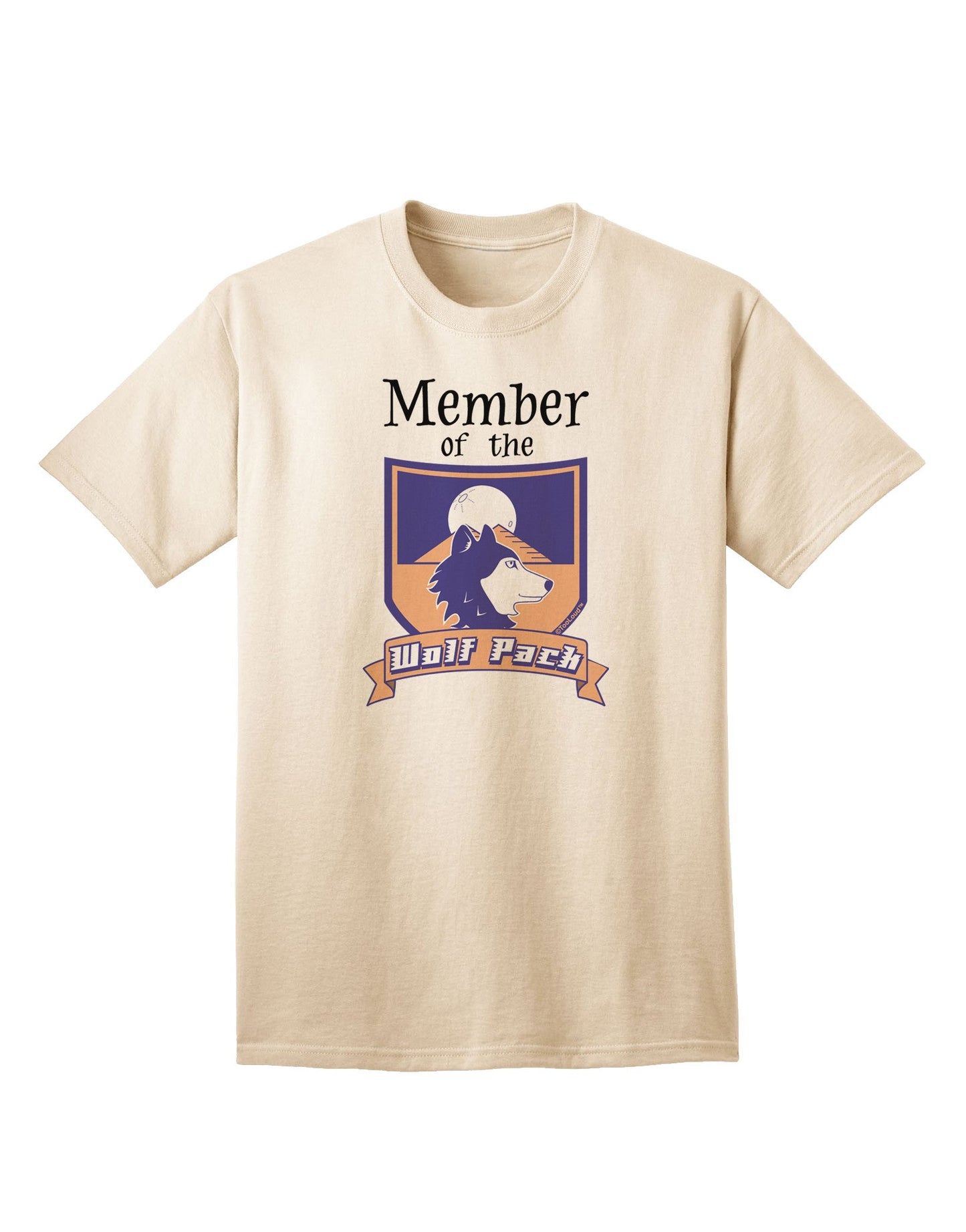 Exclusive: Member of the Wolf Pack - Premium Adult T-Shirt Collection-Mens T-shirts-TooLoud-Natural-Small-Davson Sales