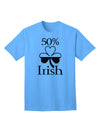 Exclusive Offer: 50% Off on the Limited Edition St. Patrick's Day Adult T-Shirt by TooLoud-Mens T-shirts-TooLoud-Aquatic-Blue-Small-Davson Sales