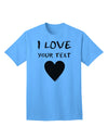 Exclusive Personalized 'I Love' Customized Adult T-Shirt - Tailored Just For You-Mens T-shirts-TooLoud-Aquatic-Blue-Small-Davson Sales