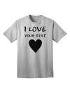 Exclusive Personalized 'I Love' Customized Adult T-Shirt - Tailored Just For You-Mens T-shirts-TooLoud-AshGray-Small-Davson Sales