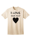 Exclusive Personalized 'I Love' Customized Adult T-Shirt - Tailored Just For You-Mens T-shirts-TooLoud-Natural-Small-Davson Sales