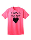 Exclusive Personalized 'I Love' Customized Adult T-Shirt - Tailored Just For You-Mens T-shirts-TooLoud-Neon-Pink-Small-Davson Sales