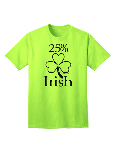 Exclusive St. Patrick's Day Adult T-Shirt Collection: Embrace Irish Heritage with 25% Off on TooLoud-Mens T-shirts-TooLoud-Neon-Green-Small-Davson Sales