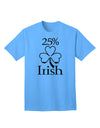 Exclusive St. Patrick's Day Adult T-Shirt Collection: Embrace Irish Heritage with 25% Off on TooLoud-Mens T-shirts-TooLoud-Aquatic-Blue-Small-Davson Sales