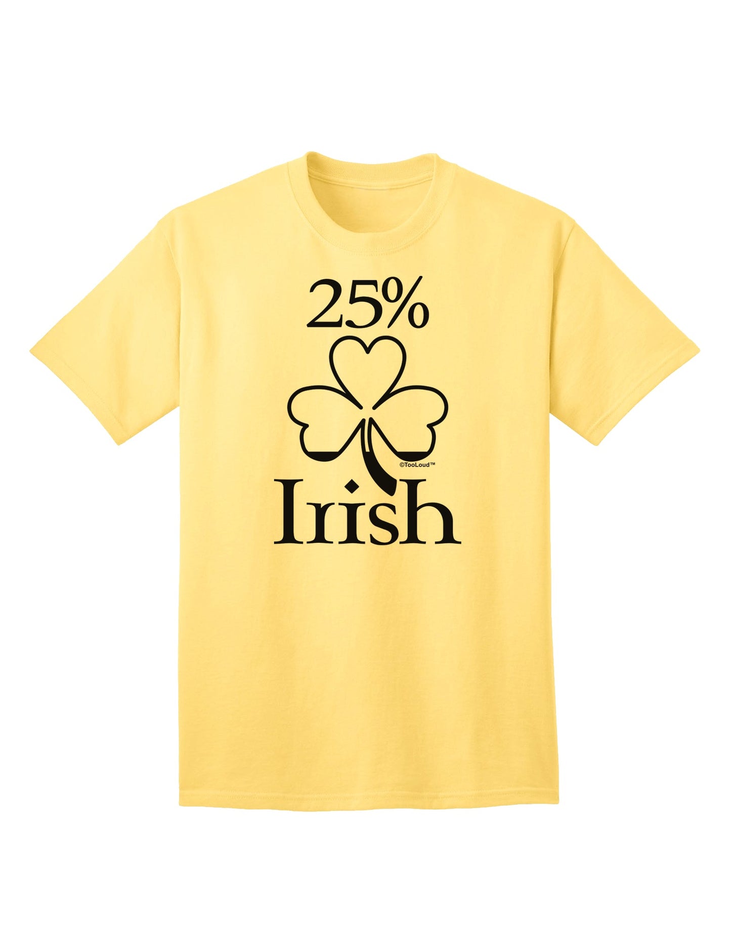 Exclusive St. Patrick's Day Adult T-Shirt Collection: Embrace Irish Heritage with 25% Off on TooLoud-Mens T-shirts-TooLoud-Yellow-Small-Davson Sales