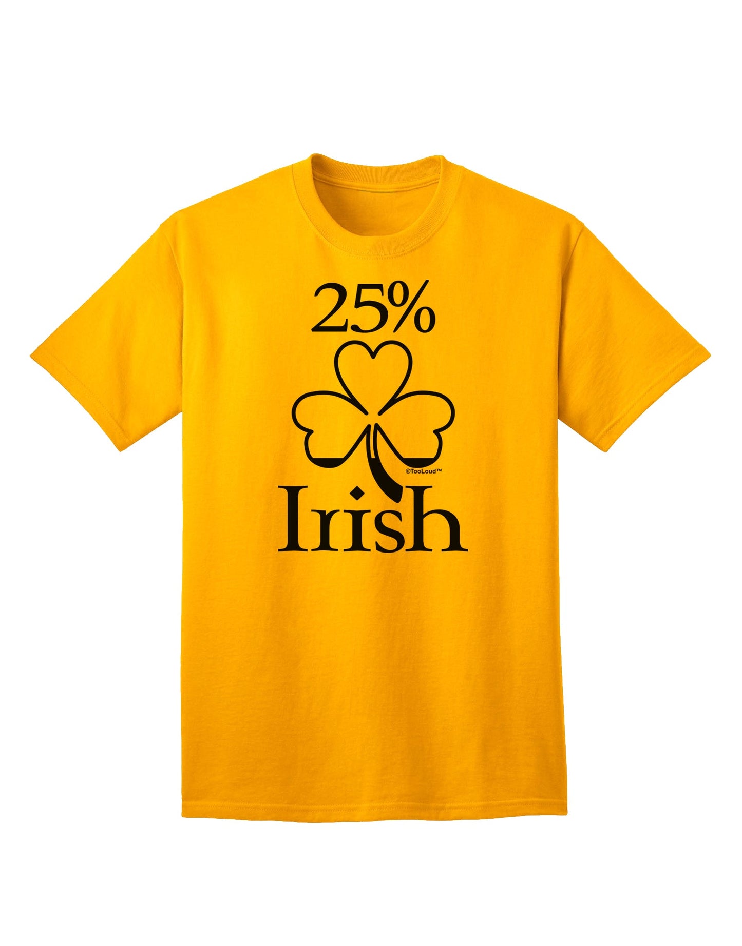 Exclusive St. Patrick's Day Adult T-Shirt Collection: Embrace Irish Heritage with 25% Off on TooLoud-Mens T-shirts-TooLoud-Gold-Small-Davson Sales