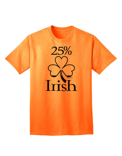 Exclusive St. Patrick's Day Adult T-Shirt Collection: Embrace Irish Heritage with 25% Off on TooLoud-Mens T-shirts-TooLoud-Neon-Orange-Small-Davson Sales