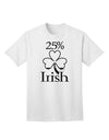 Exclusive St. Patrick's Day Adult T-Shirt Collection: Embrace Irish Heritage with 25% Off on TooLoud-Mens T-shirts-TooLoud-White-Small-Davson Sales