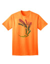 Exotic Tropical Feathers - Premium Adult T-Shirt Collection-Mens T-shirts-TooLoud-Neon-Orange-Small-Davson Sales