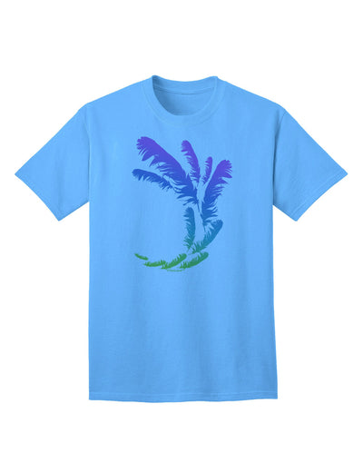 Exotic Tropical Feathers - Premium Adult T-Shirt Collection-Mens T-shirts-TooLoud-Aquatic-Blue-Small-Davson Sales