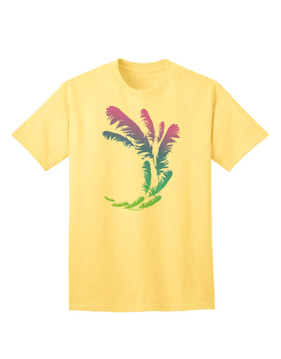 Exotic Tropical Feathers - Premium Adult T-Shirt Collection-Mens T-shirts-TooLoud-Yellow-Small-Davson Sales