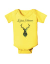 Expecto Patronum Space Stag Baby Romper Bodysuit-Baby Romper-TooLoud-Yellow-06-Months-Davson Sales