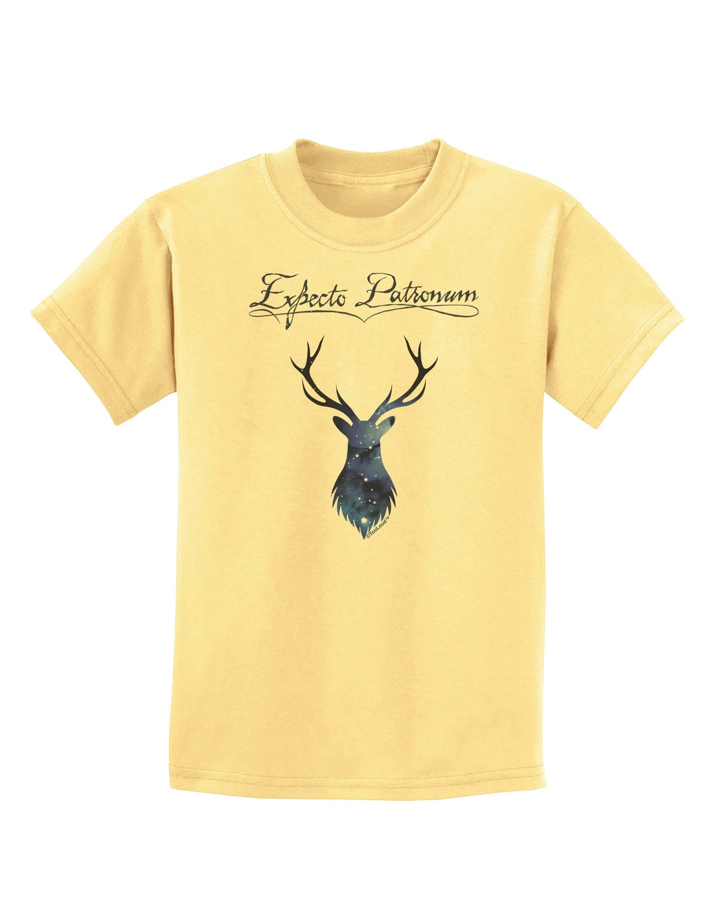 Expecto Patronum Space Stag Childrens T-Shirt-Childrens T-Shirt-TooLoud-Daffodil-Yellow-X-Small-Davson Sales