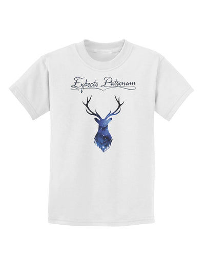 Expecto Patronum Space Stag Childrens T-Shirt-Childrens T-Shirt-TooLoud-White-X-Small-Davson Sales