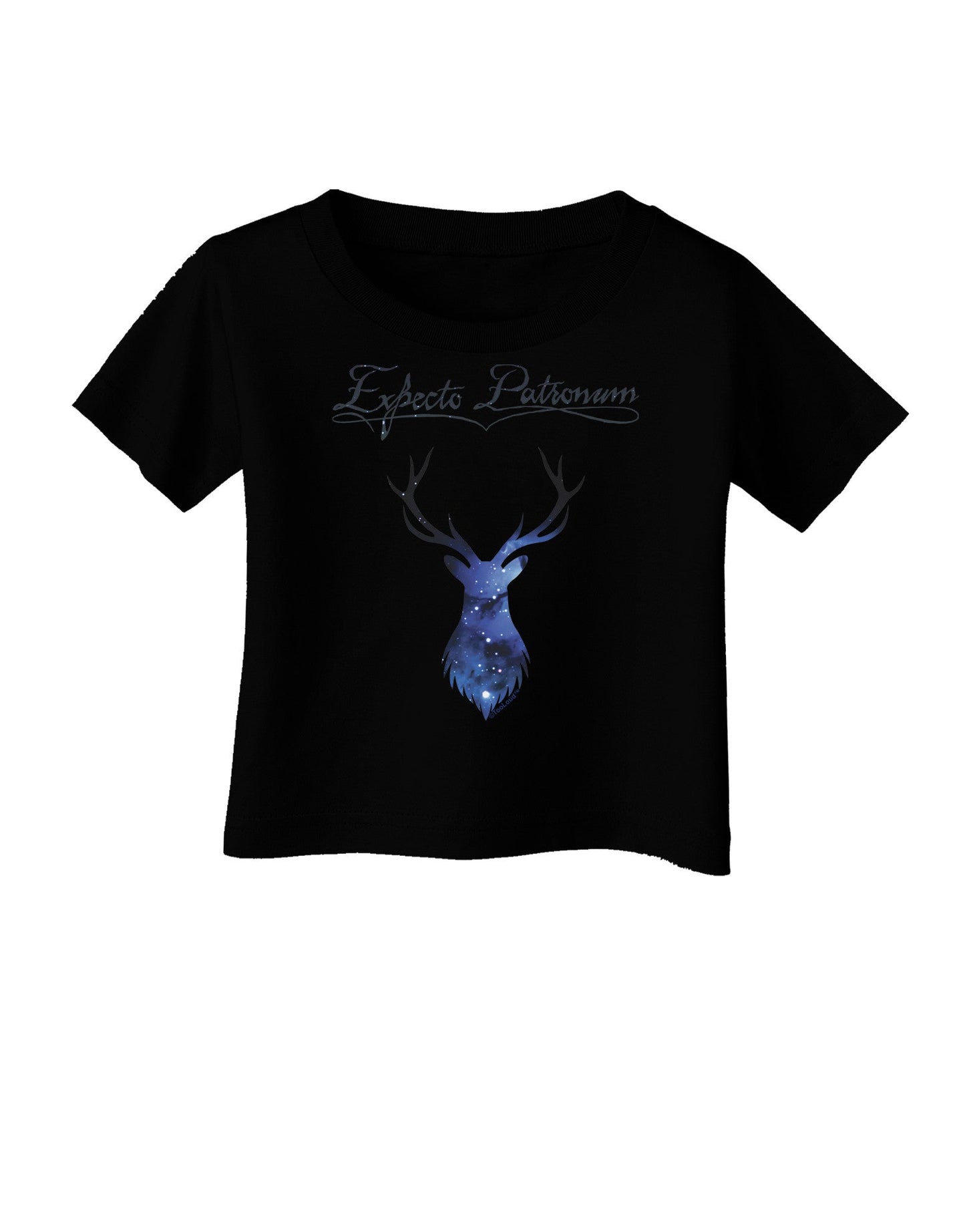 Expecto Patronum Space Stag Infant T-Shirt Dark-Infant T-Shirt-TooLoud-Black-06-Months-Davson Sales