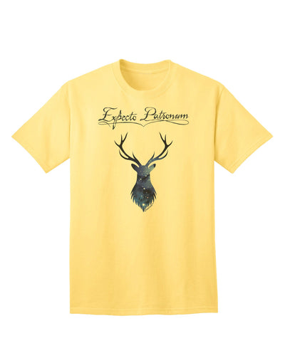 Expecto Patronum Space Stag - Premium Adult T-Shirt for Enthusiasts-Mens T-shirts-TooLoud-Yellow-Small-Davson Sales