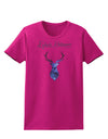 Expecto Patronum Space Stag Womens Dark T-Shirt-TooLoud-Hot-Pink-Small-Davson Sales