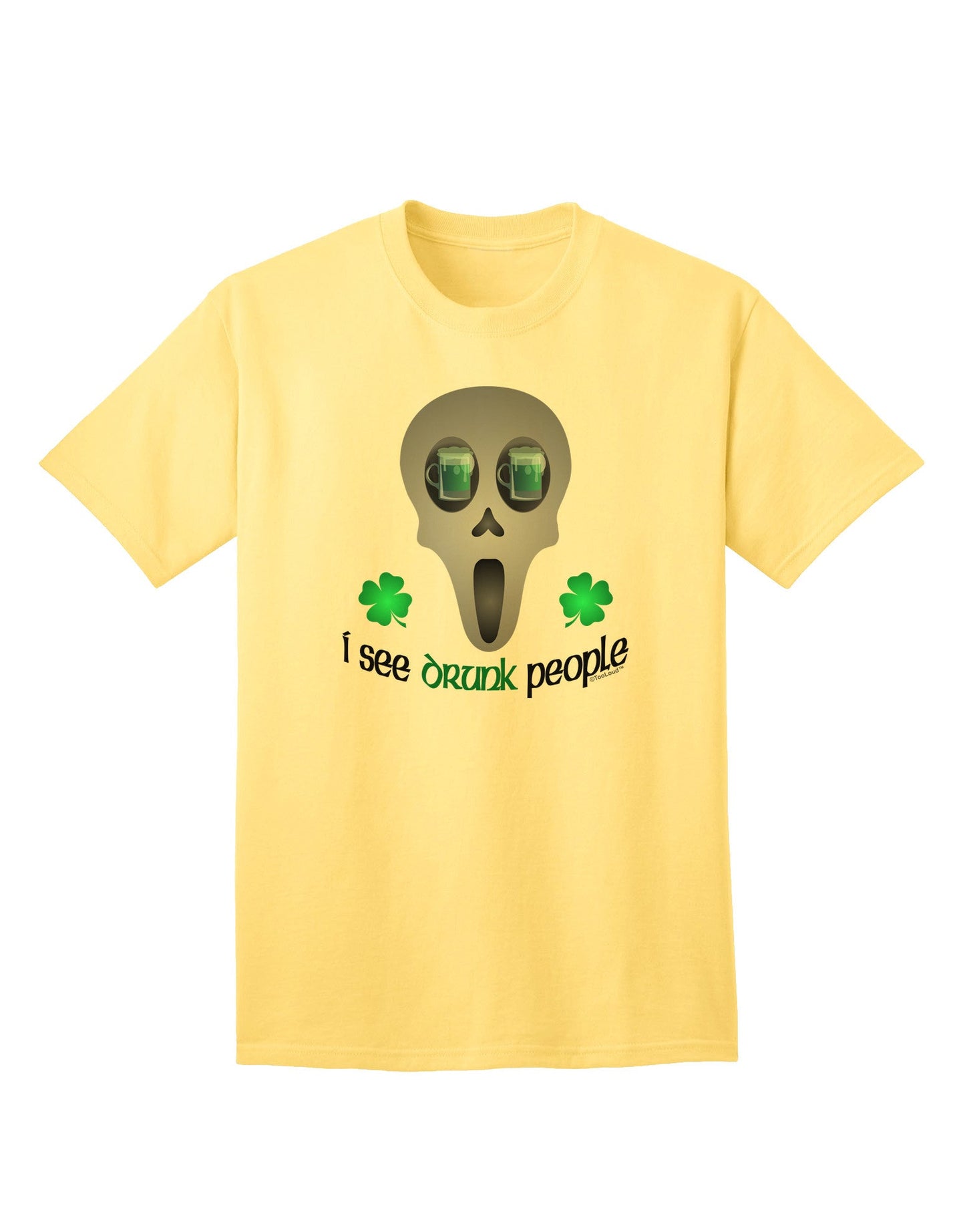 Experience Humor: I See Drunk People - Adult T-Shirt Collection-Mens T-shirts-TooLoud-Yellow-Small-Davson Sales