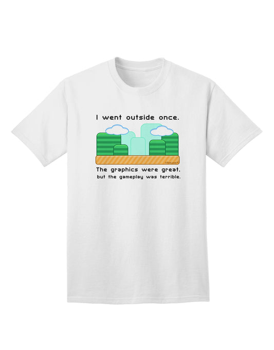 Experience the Irony: 'The Gameplay Was Terrible' Adult T-Shirt Collection-Mens T-shirts-TooLoud-White-Small-Davson Sales