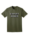 Expert Miner Adult Dark T-Shirt-Mens T-Shirt-TooLoud-Military-Green-Small-Davson Sales