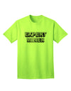 Expert Miner Adult T-Shirt: Premium Quality for the Modern Prospector-Mens T-shirts-TooLoud-Neon-Green-Small-Davson Sales