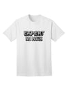 Expert Miner Adult T-Shirt: Premium Quality for the Modern Prospector-Mens T-shirts-TooLoud-White-Small-Davson Sales