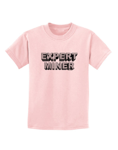 Expert Miner Childrens T-Shirt-Childrens T-Shirt-TooLoud-PalePink-X-Small-Davson Sales