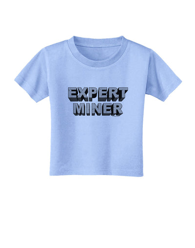 Expert Miner Toddler T-Shirt-Toddler T-Shirt-TooLoud-Aquatic-Blue-2T-Davson Sales