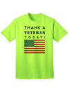 Express Gratitude to Veterans with our Adult T-Shirt-Mens T-shirts-TooLoud-Neon-Green-Small-Davson Sales