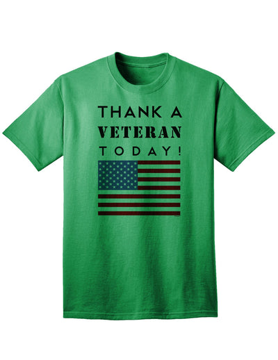 Express Gratitude to Veterans with our Adult T-Shirt-Mens T-shirts-TooLoud-Kelly-Green-Small-Davson Sales