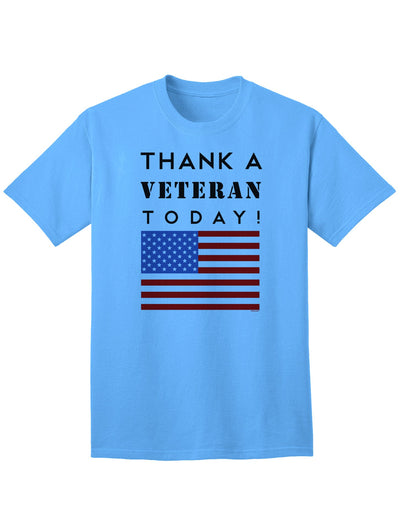 Express Gratitude to Veterans with our Adult T-Shirt-Mens T-shirts-TooLoud-Aquatic-Blue-Small-Davson Sales