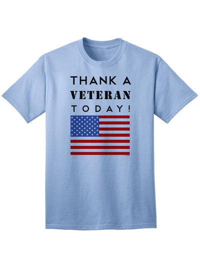 Express Gratitude to Veterans with our Adult T-Shirt-Mens T-shirts-TooLoud-Light-Blue-Small-Davson Sales