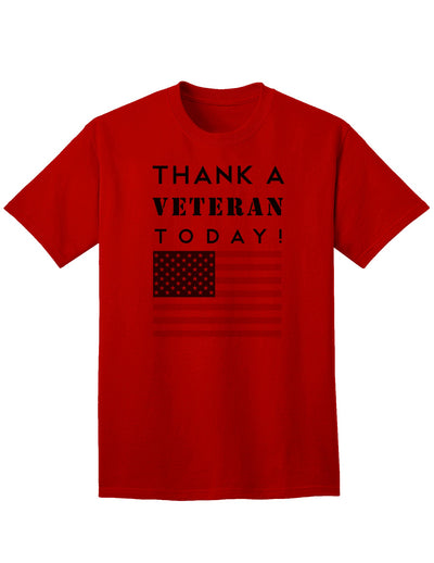 Express Gratitude to Veterans with our Adult T-Shirt-Mens T-shirts-TooLoud-Red-Small-Davson Sales