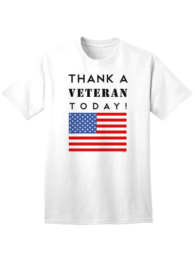 Express Gratitude to Veterans with our Adult T-Shirt-Mens T-shirts-TooLoud-White-Small-Davson Sales