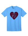 Express Your Affection: 'I Have a Heart On For You' Adult T-Shirt Collection-Mens T-shirts-TooLoud-Aquatic-Blue-Small-Davson Sales