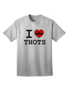 Express Your Feelings: I Love Heart THOTS - Premium Adult T-Shirt Collection-Mens T-shirts-TooLoud-AshGray-Small-Davson Sales