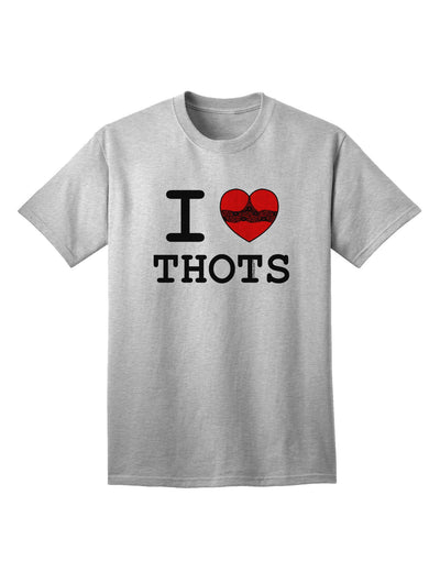 Express Your Feelings: I Love Heart THOTS - Premium Adult T-Shirt Collection-Mens T-shirts-TooLoud-AshGray-Small-Davson Sales