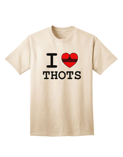 Express Your Feelings: I Love Heart THOTS - Premium Adult T-Shirt Collection-Mens T-shirts-TooLoud-Natural-Small-Davson Sales