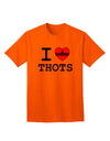 Express Your Feelings: I Love Heart THOTS - Premium Adult T-Shirt Collection-Mens T-shirts-TooLoud-Orange-Small-Davson Sales