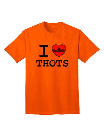 Express Your Feelings: I Love Heart THOTS - Premium Adult T-Shirt Collection-Mens T-shirts-TooLoud-Orange-Small-Davson Sales