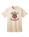 Express Your Love: Hoo Will Be My Valentine Adult T-Shirt Collection-Mens T-shirts-TooLoud-Natural-Small-Davson Sales