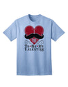 Express Your Love: 'I Mustache You To Be My Valentine' Adult T-Shirt Collection-Mens T-shirts-TooLoud-Light-Blue-Small-Davson Sales