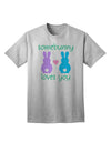 Express Your Love with the Somebunny Loves You Adult T-Shirt from TooLoud-Mens T-shirts-TooLoud-AshGray-Small-Davson Sales