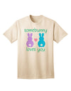 Express Your Love with the Somebunny Loves You Adult T-Shirt from TooLoud-Mens T-shirts-TooLoud-Natural-Small-Davson Sales