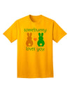 Express Your Love with the Somebunny Loves You Adult T-Shirt from TooLoud-Mens T-shirts-TooLoud-Gold-Small-Davson Sales