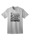 Express Your Patriotism with the Thank My Lucky Stars and Stripes Adult T-Shirt by TooLoud-Mens T-shirts-TooLoud-AshGray-Small-Davson Sales