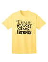 Express Your Patriotism with the Thank My Lucky Stars and Stripes Adult T-Shirt by TooLoud-Mens T-shirts-TooLoud-Yellow-Small-Davson Sales