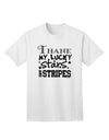 Express Your Patriotism with the Thank My Lucky Stars and Stripes Adult T-Shirt by TooLoud-Mens T-shirts-TooLoud-White-Small-Davson Sales