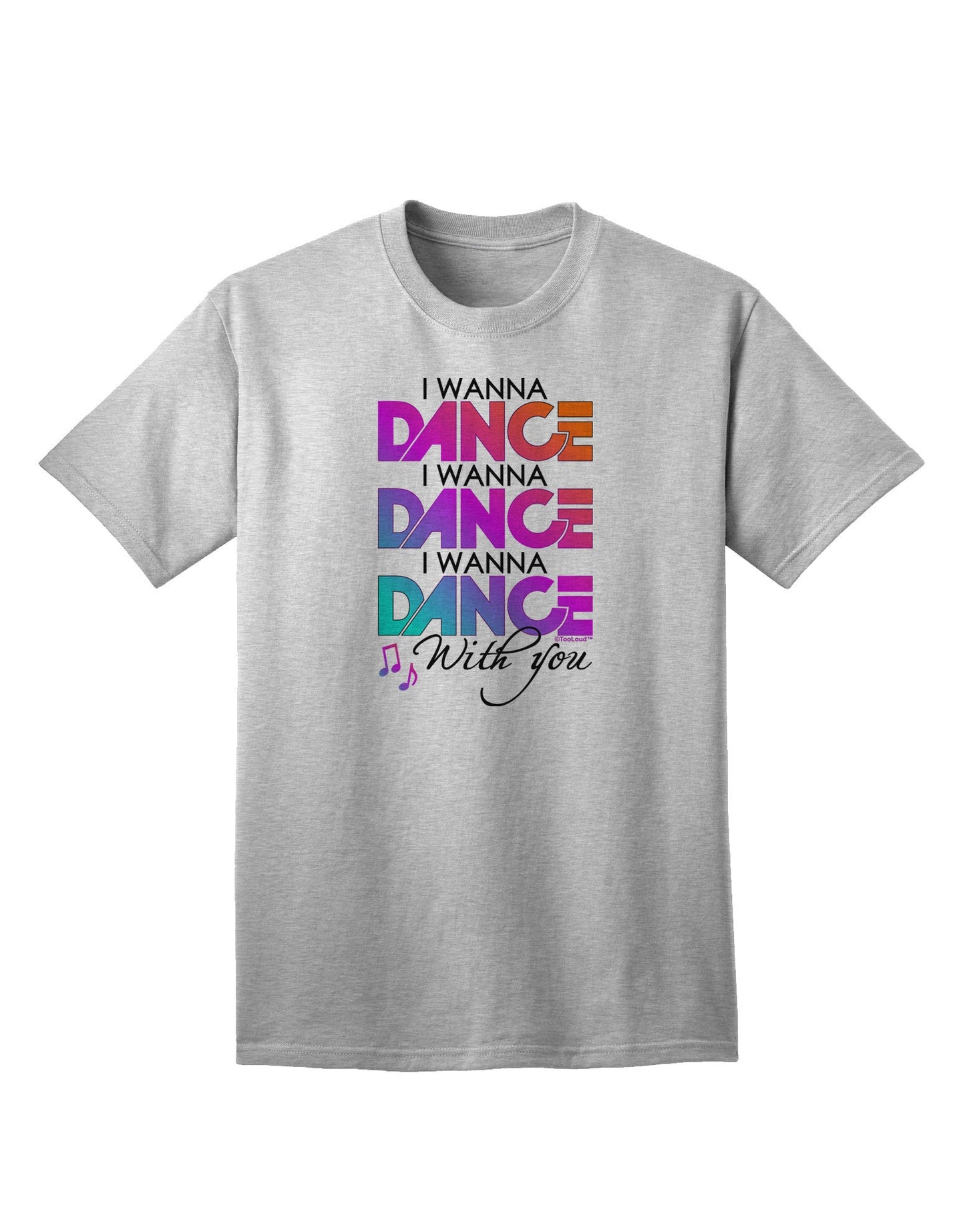 Express Your Rhythm: 'I Wanna Dance With You' Adult T-Shirt Collection-Mens T-shirts-TooLoud-AshGray-Small-Davson Sales